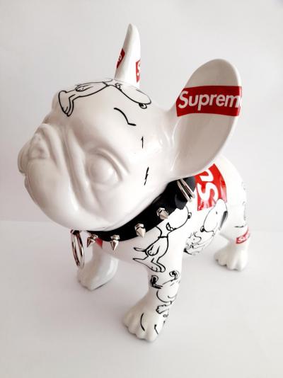 Patrick KONRAD - Louis Vuitton Cherry Bulldog - Sculpture - Revelations -  Plazzart