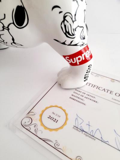 Patrick KONRAD - SUPREME SNOOPY Bulldog  - Sculpture 2