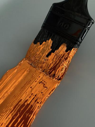Santicri - Orange Brush, 2025 - Sculpture 2