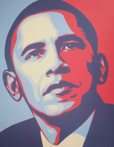 Shepard FAIREY (Obey) - Hope OBAMA - Impression offset 2