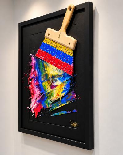Pegaz - Spat’Art, 2021  - Technique mixte sur bois 2
