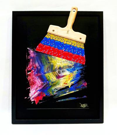 Pegaz - Spat’Art, 2021  - Technique mixte sur bois 2