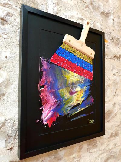 Pegaz - Spat’Art, 2021  - Technique mixte sur bois 2