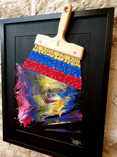 Pegaz - Spat’Art, 2021  - Technique mixte sur bois 2