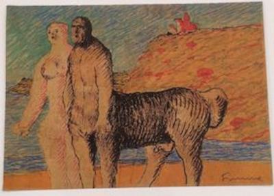 Salvatore FIUME - Centauri - Hand signed screenprint 2
