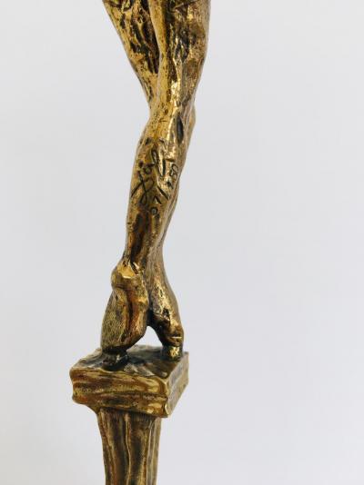 Salvador DALI (d’après) - Christ de Saint Jean de Croix - Sculpture en bronze signée 2