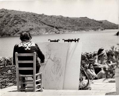 Robert DESCHARNES - Dali de dos - Photographie 2