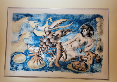 Hans ERNI - Le cancer,1970 - Lithographie originale signée au crayon 2