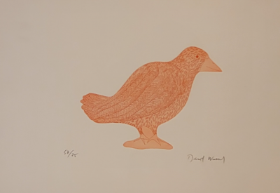 David WURTZEL - L’oiseau, 1980 - Lithographie signée au crayon 2