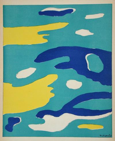Fernand LEGER - Wasser, 1937 - Farblithografie 2