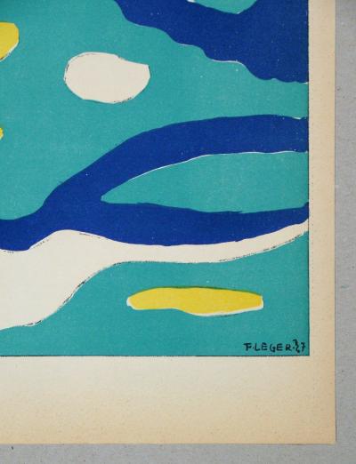 Fernand LEGER - Wasser, 1937 - Farblithografie 2