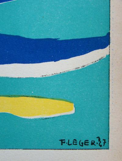Fernand LEGER - Wasser, 1937 - Farblithografie 2