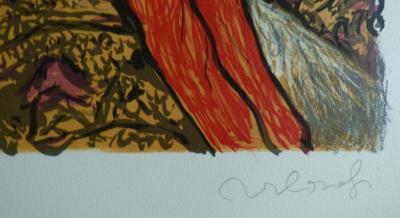 Marcel MOULOUDJI - Le portrait, 1980 - Lithographie originale signée au crayon 2