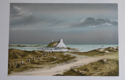Maurice MARTIN - La maison de pêcheurs, 1960 - Lithographie originale signée au crayon 2