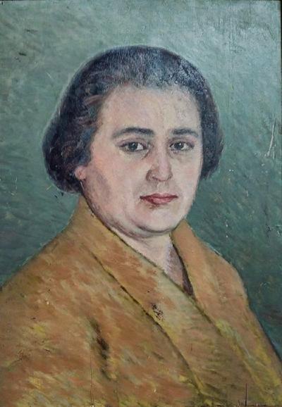 Giovanni MALESCI - Portrait - Huile sur panneau 2