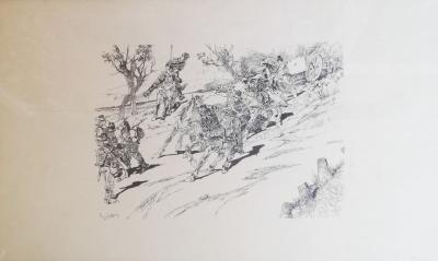 Giovanni FATTORI - Sans titre - Eau-forte 2