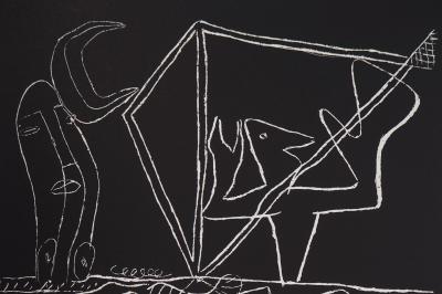 LE CORBUSIER  - Rêve surréaliste au taureau, 1964 - Lithographie originale signée 2
