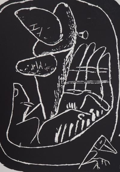 LE CORBUSIER  - Main et ésotérisme, 1964 - Lithographie originale signée 2