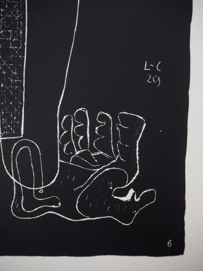 LE CORBUSIER - Nature morte à la main, 1964 - Lithographie originale signée 2