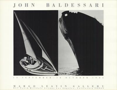 John BALDESSARI - Two Ships, 1986 - Offset Lithograph 2