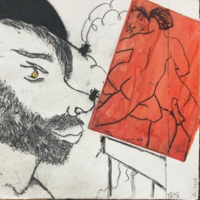 Sophie SAINRAPT - Érofable, 2008 - Gravure au carborundum signée 2