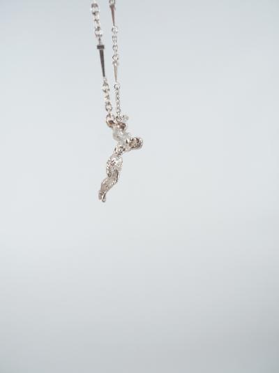 Salvador DALI (d’après) - Christ de Saint Jean de Croix - Collier en argent 2