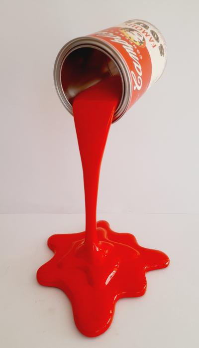 Delph@IN - Splash Campbell’s Soup - Warhol & Maryline - Sculpture 2