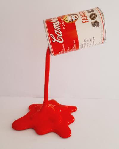 Delph@IN - Splash Campbell’s Soup - Warhol & Maryline - Sculpture 2