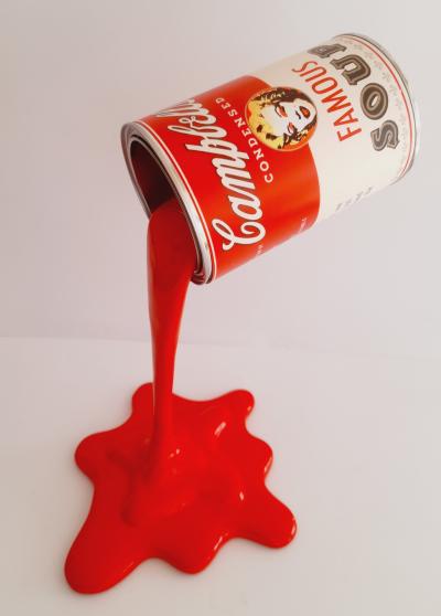 Delph@IN - Splash Campbell’s Soup - Warhol & Maryline - Sculpture 2