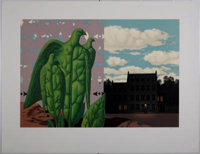 René MAGRITTE (after) - Les Enfants Trouvés : Les Grands Oiseaux sont ceux de l’Île au Trésor, 1968 - Lithograph 2