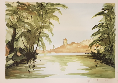Jean Pierre LAURENT - L’Estuaire, circa 1980 - Lithographie originale signée 2