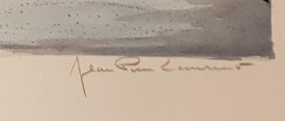 Jean Pierre LAURENT - Le Mont Saint Michel 1 - Lithographie originale signée 2