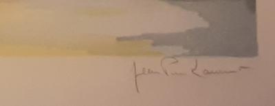 Jean Pierre LAURENT - Le Mont Saint Michel 2, 1980 - Lithographie originale signée 2