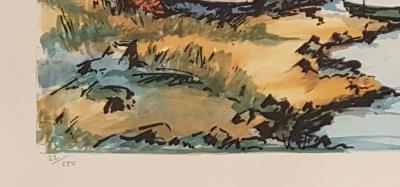 Jean Pierre LAURENT - Les Bateaux, circa 1980 - Lithographie originale signée 2