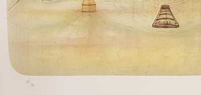 Rolf RAFFLEWSKI - Notre Dame, 1975 - Lithographie originale signée 2