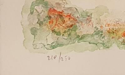 Urbain HUCHET - Palais du Louvre, 1965 - Lithographie originale signée 2