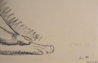 Maurice DENIS : Etude pour la joueuse de flûte - Lithographie originale 2