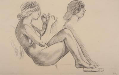 Maurice DENIS : Etude pour la joueuse de flûte - Lithographie originale 2