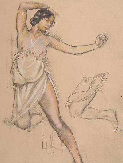 Maurice DENIS - Etude pour Presto - Lithographie originale dédicacée 2