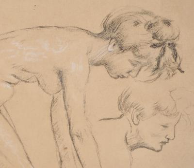 Maurice DENIS : Nu se courbant - Lithographie originale signée 2