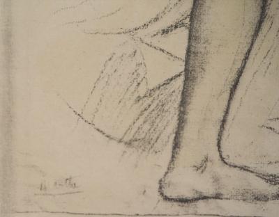 Maurice DENIS : Deux nus marchant - Lithographie originale dédicacée 2