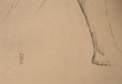 Maurice DENIS :Nue courbant - Lithographie originale signée 2