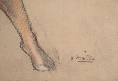 Maurice DENIS - Etude pour Presto - Lithographie originale dédicacée 2