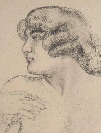 Maurice DENIS : Profil de femme - Lithographie originale 2