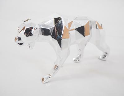Richard ORLINSKI : Panther Spirit (silver edition) - Sculpture originale 2
