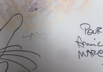 Marc Hardy - Pierre Tombal - Affiche numérotée avec dessin 2