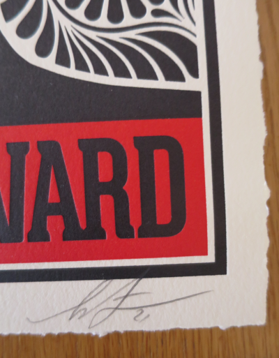 Shepard FAIREY (Obey) - Push Forward, 2021- Impression typographique 2