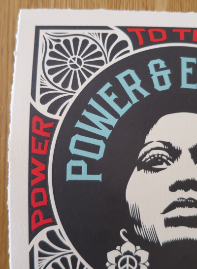 Shepard FAIREY (Obey) - Push Forward, 2021- Impression typographique 2