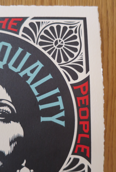 Shepard FAIREY (Obey) - Push Forward, 2021- Impression typographique 2