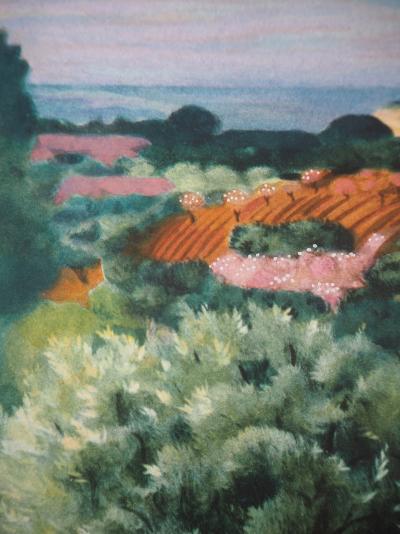 Moïse KISLING (d’après) - Var, paysage de Sanary - Lithographie 2
